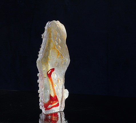 Glassculptuur Jan Hooghiemstra